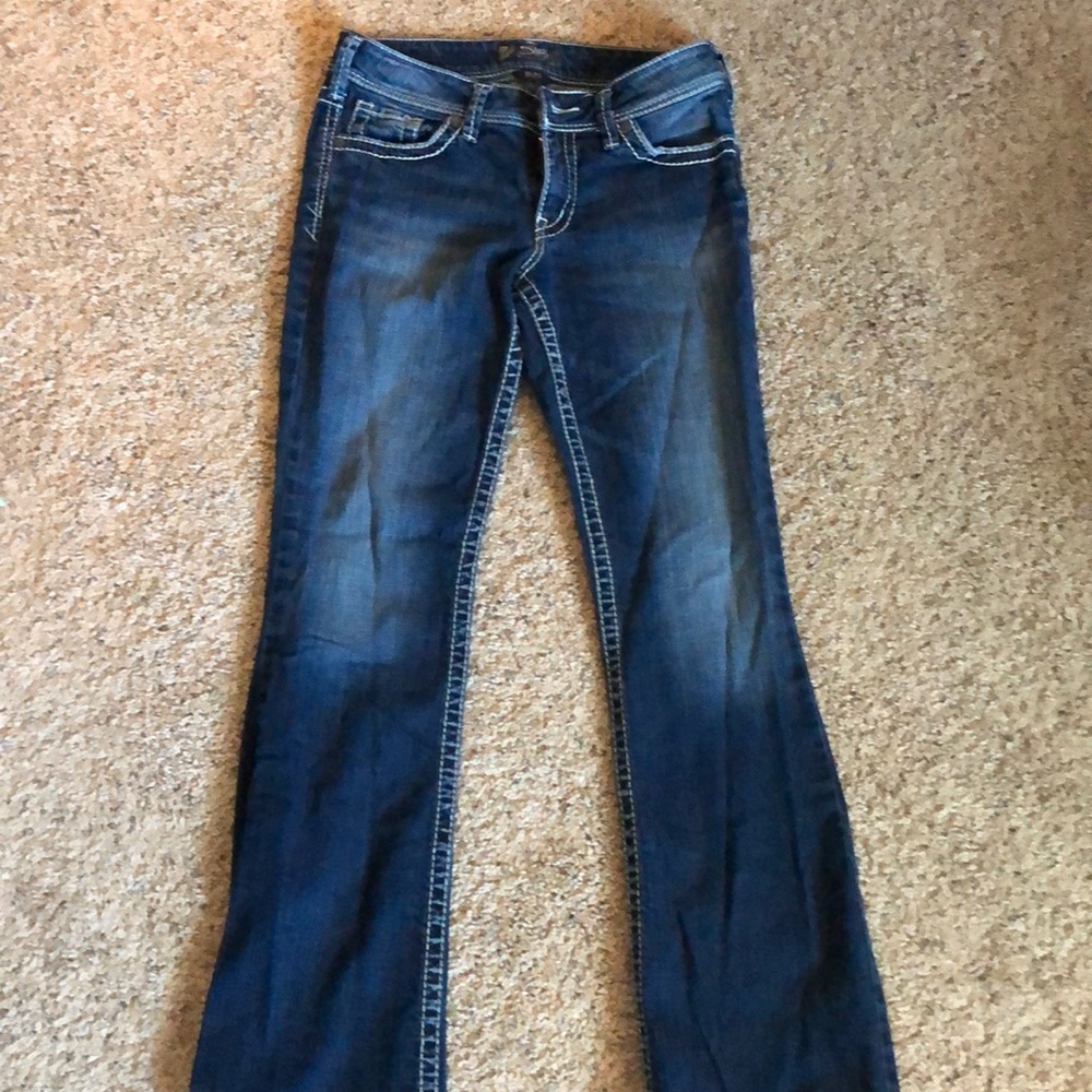 Silver jeans